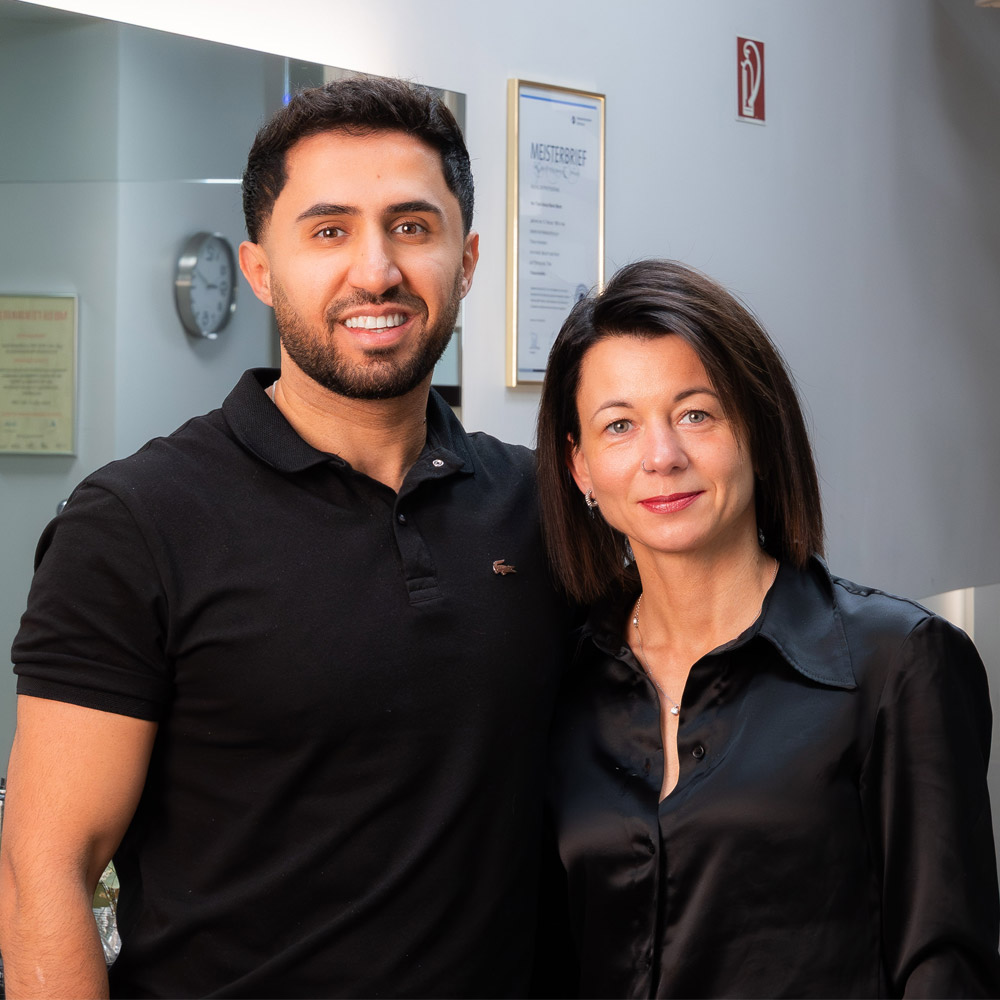 Taleb_und_Natalie_Geschaeft